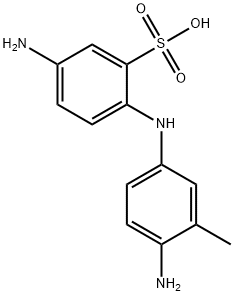 4,4'-diamino-3'-methyldiphenylamine-2-sulfonic acid Struktur