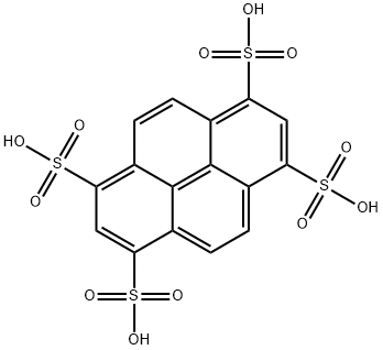 1,3,6,8-Pyrenetetrasulphonic acid Struktur