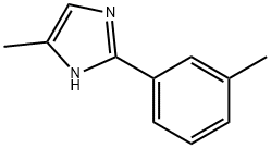 4-METHYL-2-M-TOLYL-1H-IMIDAZOLE Struktur