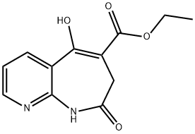 (Z)-ETHYL 5-HYDROXY-8-OXO-8,9-DIHYDRO-7H-PYRIDO[2,3-B]AZEPINE-6-CARBOXYLATE Struktur