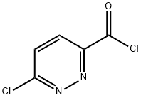 6-chloropyridazine-3-carbonyl chloride Struktur