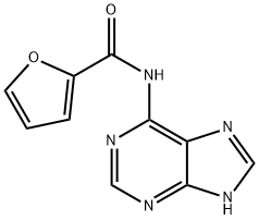 6-(2-FUROYLAMINO)PURINE Struktur