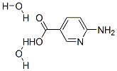 3-Pyridinecarboxylic  acid,  6-amino-,  dihydrate  (9CI) Struktur