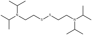 BIS(2-DIISOPROPYLAMINOETHYL)DISULPHIDE Struktur