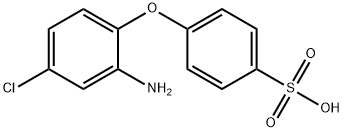 2-amino-4-chlorodiphenylether-4'-sulfonic acid Struktur