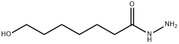 Heptanoic  acid,  7-hydroxy-,  hydrazide Struktur