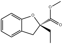 2-Benzofurancarboxylicacid,2-ethyl-2,3-dihydro-,methylester,(2S)-(9CI) Struktur