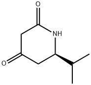 2,4-Piperidinedione,6-(1-methylethyl)-,(6R)-(9CI) Struktur