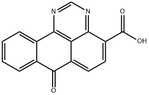 7-oxo-7H-benzo[e]perimidine-4-carboxylic acid Struktur