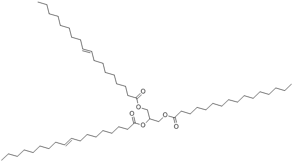 1,2-DIOLEOYL-3-PALMITOYL-RAC-GLYCEROL Struktur