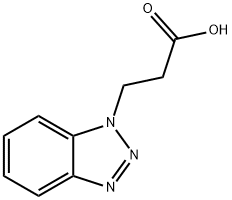 3-BENZOTRIAZOL-1-YL-PROPIONIC ACID Struktur