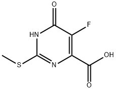 5-FLUORO-4-(CARBOXYMETHYLTHIO)URACIL Struktur