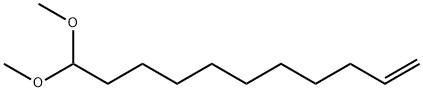 11,11-dimethoxyundec-1-ene Struktur