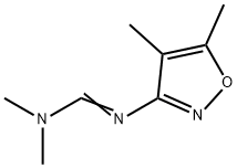 Methanimidamide, N-(4,5-dimethyl-3-isoxazolyl)-N,N-dimethyl- (9CI) Struktur