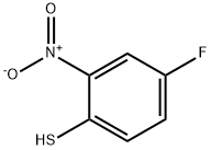 4-Fluoro-2-nitrobenzenethiol, 4-Fluoro-2-nitrophenyl mercaptan Struktur