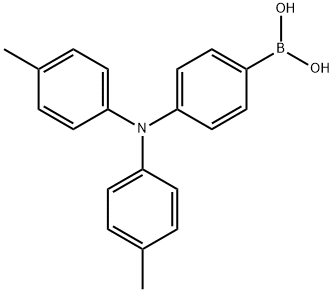 [4-[bis(4-methylphenyl)amino]phenyl]Boronic acid Struktur