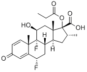 FLUTICASONE PROPIONATE, 17-BETA CARBOXYLIC ACID