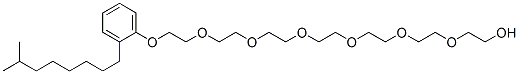 20-(isononylphenoxy)-3,6,9,12,15,18-hexaoxaicosan-1-ol Struktur