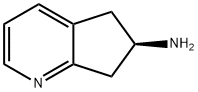 5H-Cyclopenta[b]pyridin-6-amine,6,7-dihydro-,(6R)-(9CI) Struktur