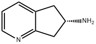 5H-Cyclopenta[b]pyridin-6-amine,6,7-dihydro-,(6S)-(9CI) Struktur