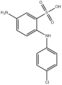 4-amino-4'-chlorodiphenylamine-2-sulfonic acid Struktur