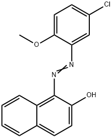 1-[(5-Chloro-2-methoxyphenyl)azo]-2-naphthol Struktur