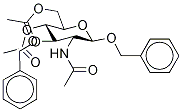 1,3-O-Dibenzyl-N-acetyl-β-D-glucosaMine 4,6-Diacetate Struktur