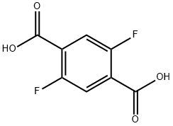 2,5-difluoroterephthalic acid Struktur