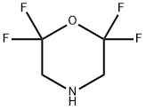 Morpholine, 2,2,6,6-tetrafluoro- (9CI) Struktur