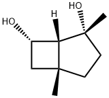 Bicyclo[3.2.0]heptane-2,7-diol, 2,5-dimethyl-, (1R,2R,5R,7S)- (9CI) Struktur