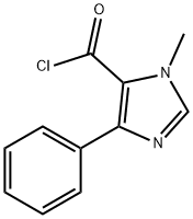 1-METHYL-4-PHENYL-1H-IMIDAZOLE-5-CARBONYL CHLORIDE Struktur