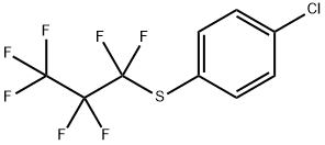 4-(HEPTAFLUOROPROPYLTHIO)CHLOROBENZENE Struktur