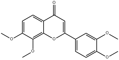 3',4',7,8-TETRAMETHOXYFLAVONE Struktur