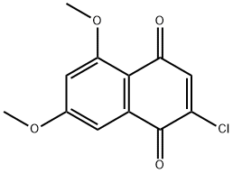 2-CHLORO-5,7-DIMETHOXY-[1,4]NAPHTHOQUINONE Struktur