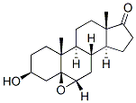 5,6-Epoxy-3-hydroxyandrostan-17-one (3beta,5beta,6beta)- Struktur