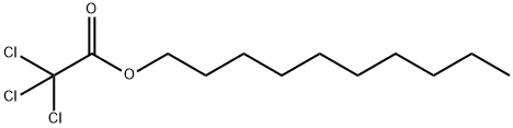 TRICHLOROACETIC ACID DECYL ESTER (C10) Struktur