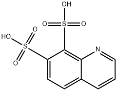 7,8-Quinolinedisulfonic  acid Struktur