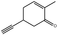 2-Cyclohexen-1-one, 5-ethynyl-2-methyl- (9CI) Struktur