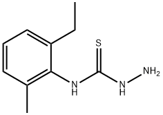 Hydrazinecarbothioamide, N-(2-ethyl-6-methylphenyl)- (9CI) Struktur