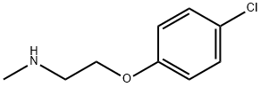 2-(4-CHLORO-PHENOXY)ETHYL METHYL AMINE Struktur