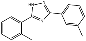 3-(o-Tolyl)-5-(m-tolyl)-1H-1,2,4-triazole Struktur