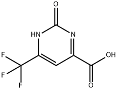 2-Chloro-6-trifluoromethyl-pyrimidine-4-carboxylic acid Struktur