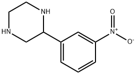 2-(3-NITROPHENYL)PIPERAZINE Struktur