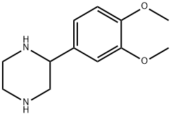 2-(3,4-DIMETHOXY-PHENYL)-PIPERAZINE Struktur