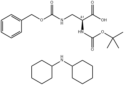 BOC-DAP(Z)-OH DCHA Struktur