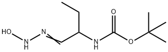 Carbamic acid, [1-[(hydroxyamino)iminomethyl]propyl]-, 1,1-dimethylethyl ester Struktur