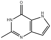 4H-Pyrrolo[3,2-d]pyrimidin-4-one, 1,5-dihydro-2-methyl- (9CI) Struktur