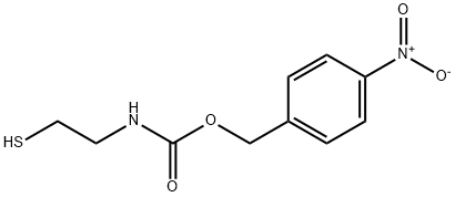 (4-nitrophenyl)methyl (2-mercaptoethyl)carbamate Struktur