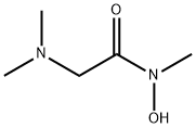 N-METHYL-2-DIMETHYLAMINOACETOHYDROXAMIC ACID Struktur