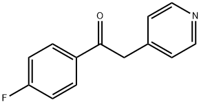 1-(4-FLUORO-PHENYL)-2-PYRIDIN-4-YL-ETHANONE Struktur